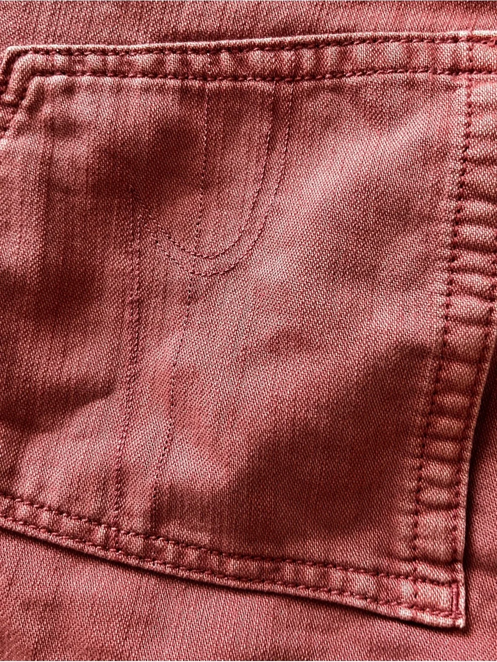 American Eagle Dusty Rose Frayed Hem Denim Shorts Size 4